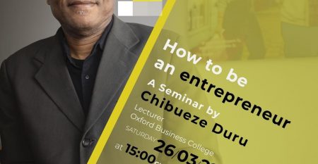 How to be an entrepreneur Seminar_ 26th March