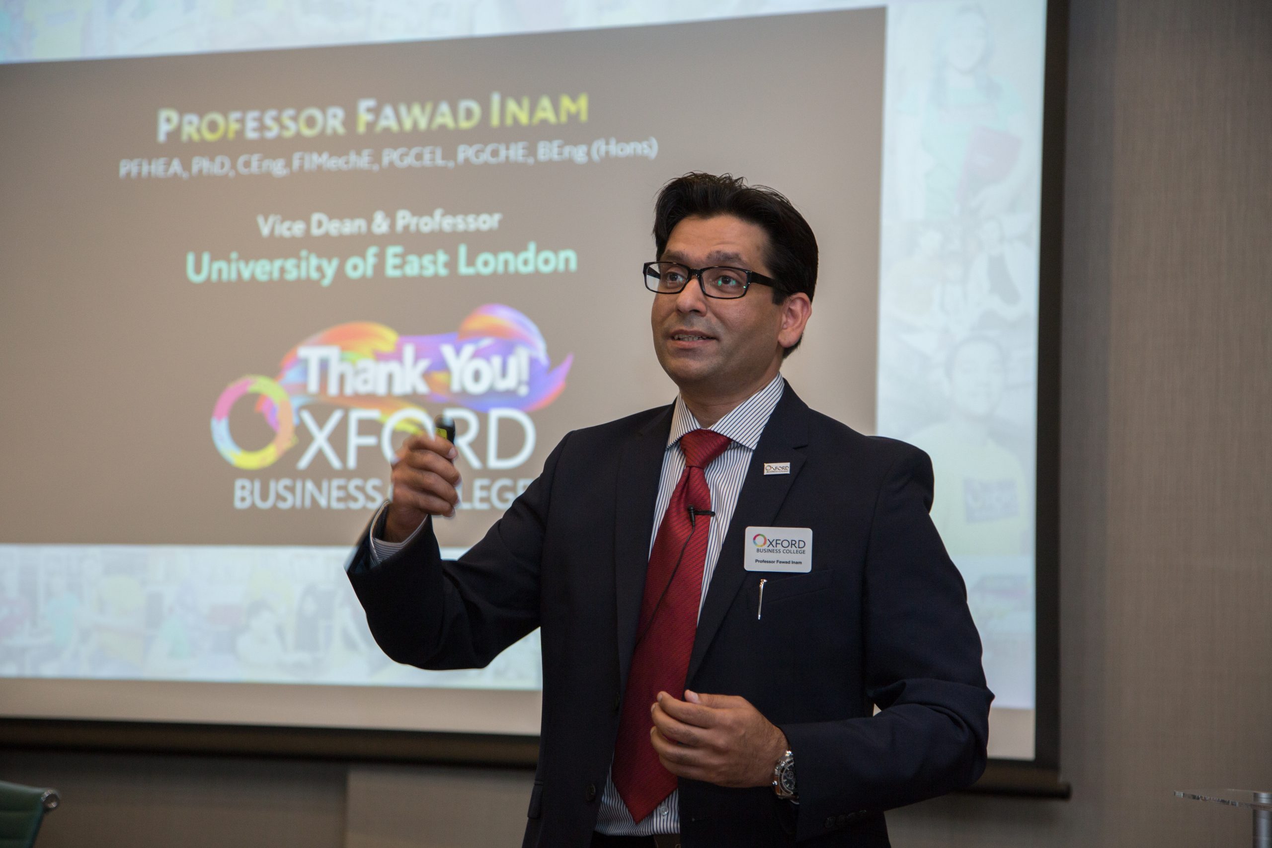 Professor Fawad at the National OBC Conference